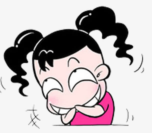 笑得猥琐的小女孩免抠
