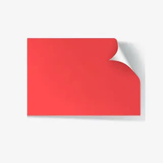 红色现代艺术装饰免抠