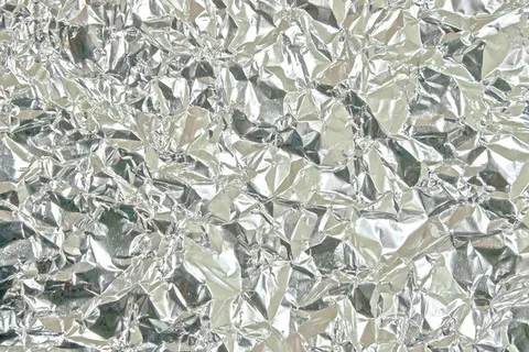 褶皱银箔纸免抠素材免抠