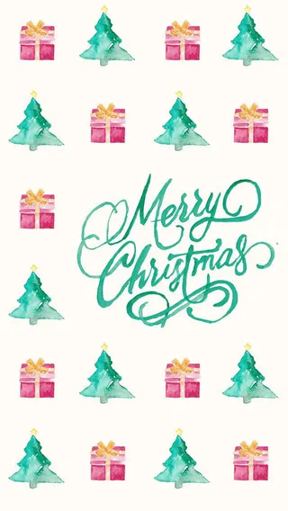 创意元素圣诞树红色礼物盒包装免抠