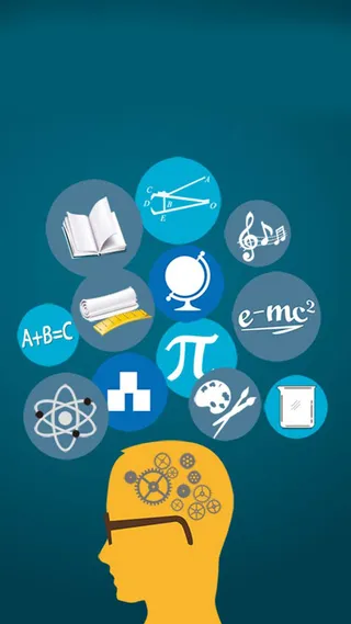 蓝色背景上的图案素材高清