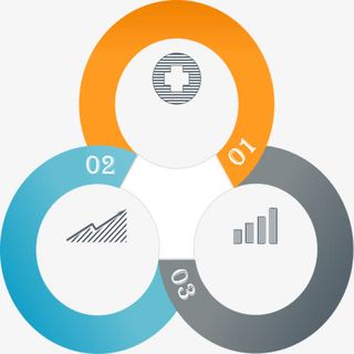 环形拼接步骤素材免抠