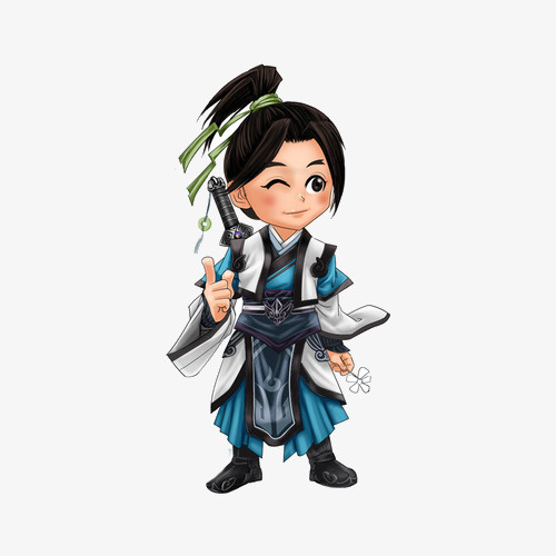 小侠客设计免抠
