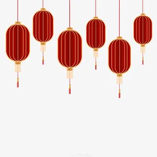 灯笼新年牛年春节免抠装饰其他装饰图案元素