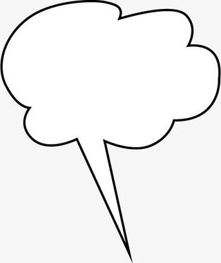 云朵对话框免抠