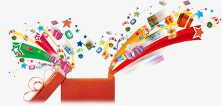 节日大礼盒免抠