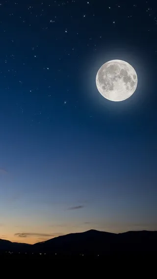 一轮明月背景高清