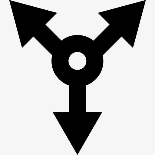 三箭头符号图标免抠