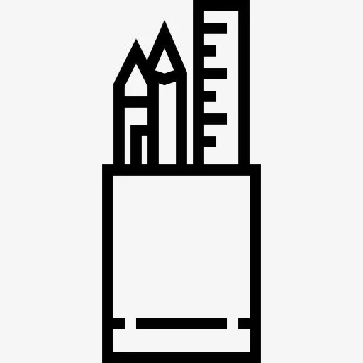 铅笔盒图标免抠