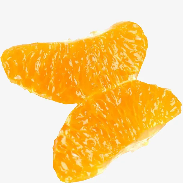 黄色美味的桔子食物免抠