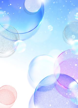 浪漫梦幻气泡背景高清