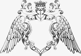 时尚复古边框免抠