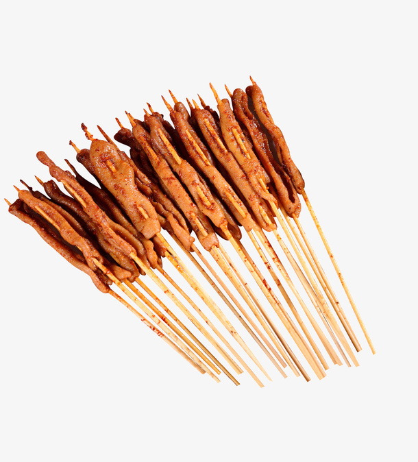 美味烧烤鸭肠小串免抠