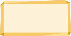 黄色空白纸张横幅装饰免抠