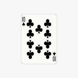 梅花十扑克牌免抠