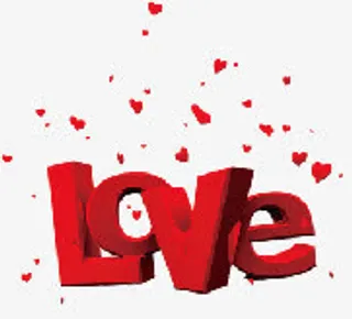 七夕海报love字免抠