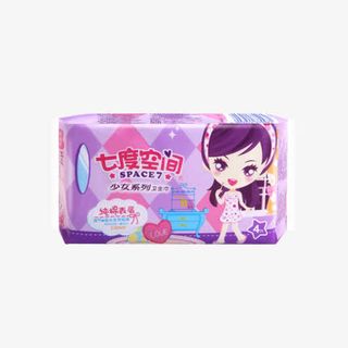 七度空间紫色包装产品实物免抠