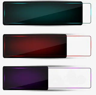 时尚游戏UI矢量图免抠