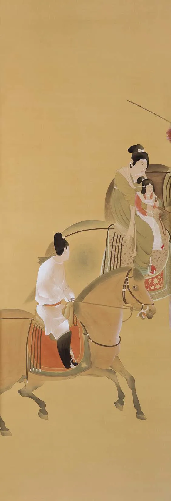 中国画中国风骑马的人免抠