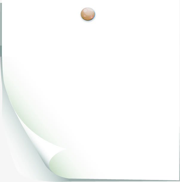 卡通创意纸张形状免抠