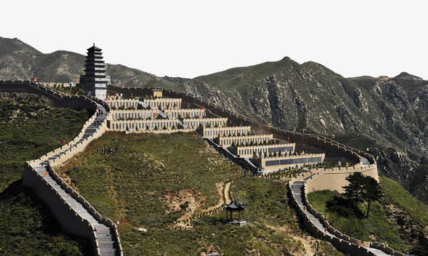 旅游景区山西雁门关免抠