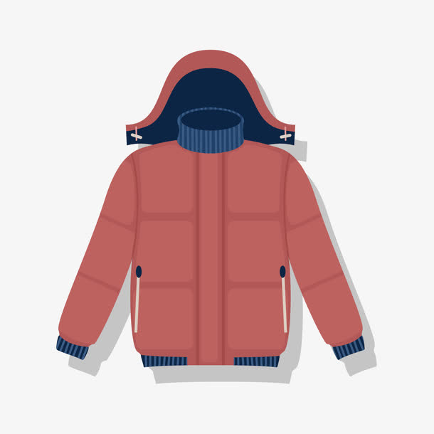 矢量冬季外套免抠