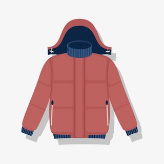 矢量冬季外套免抠