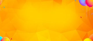 电商夏季橙色小清新简约海报banner高清