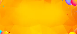 电商夏季橙色小清新简约海报banner高清