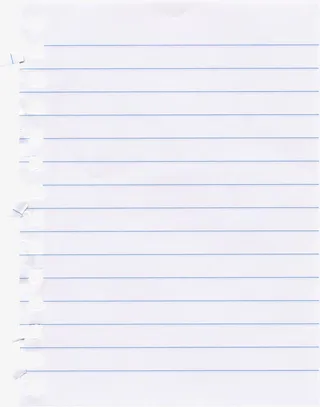 白色线条纸张免抠