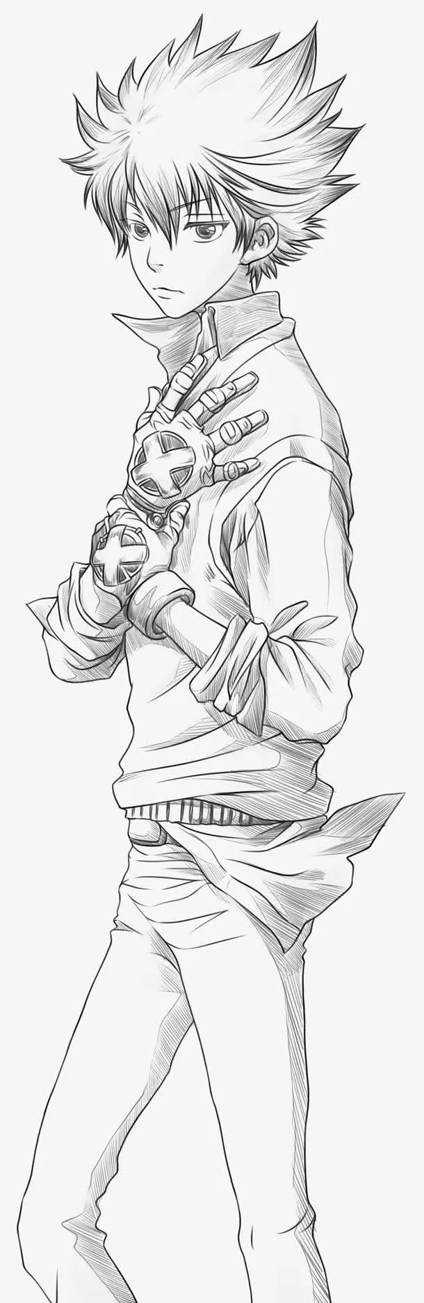 卡通少年免抠