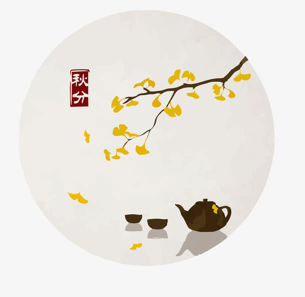 紫砂壶树枝免抠