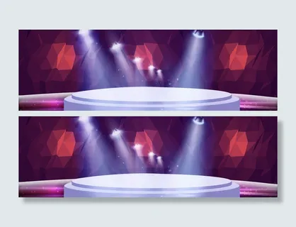 展台眩光背景高清