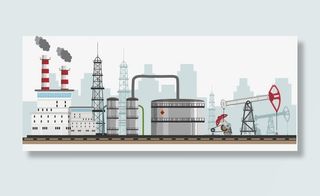 工业建筑矢量图免抠