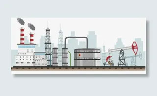 工业建筑矢量图免抠