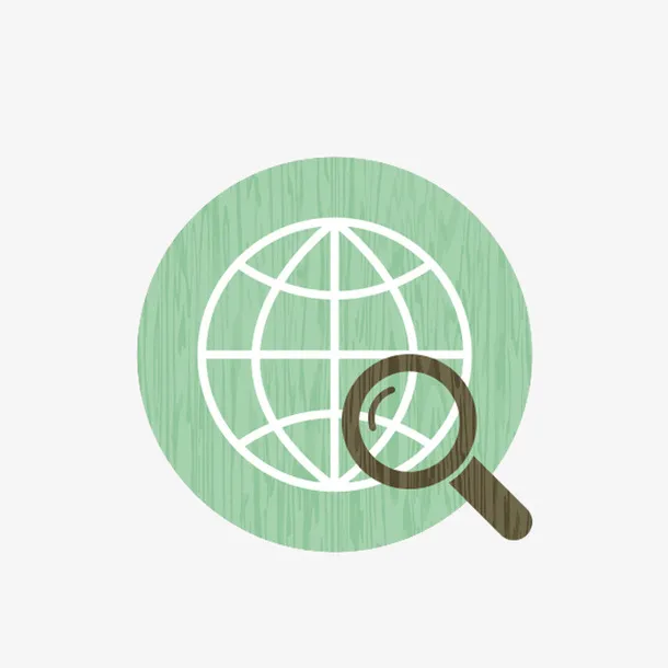 绿色联网科技地球图标免抠