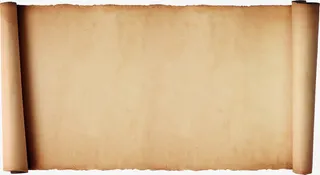 古典卷轴文化纸张免抠