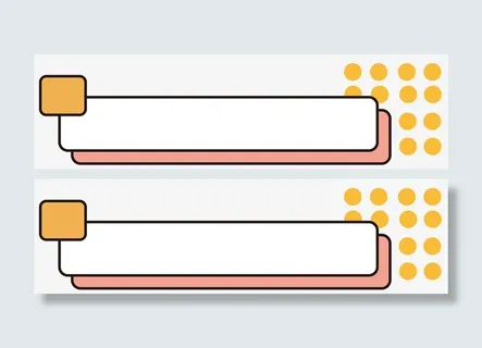 孟菲斯系列边框免抠