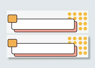 孟菲斯系列边框免抠