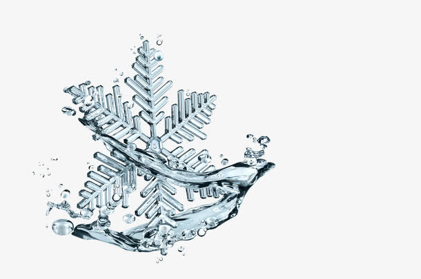 冰晶雪花免抠