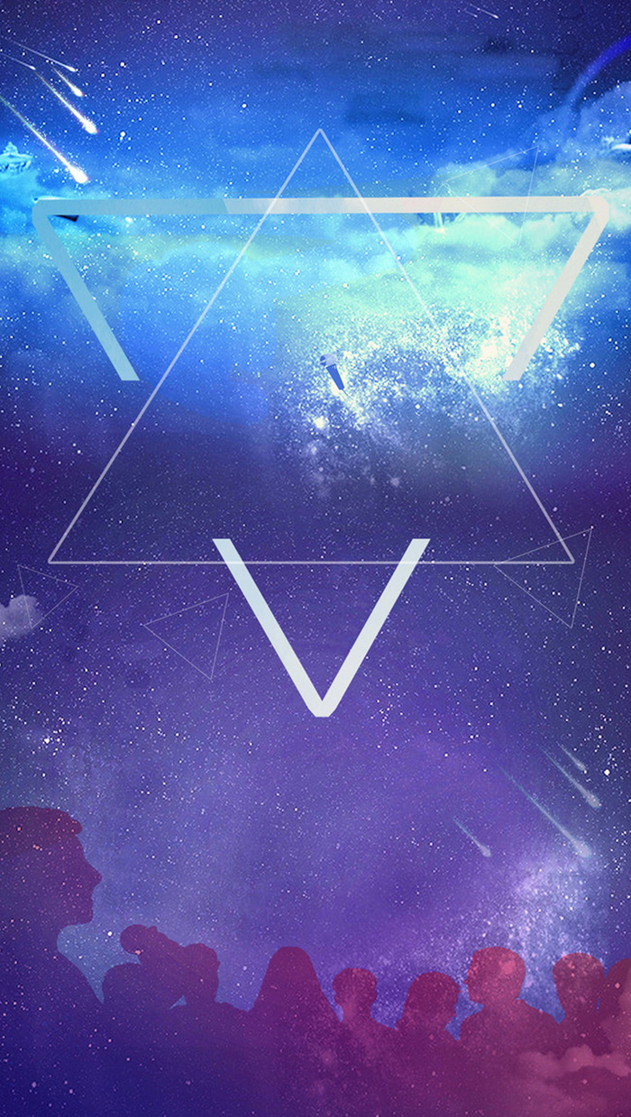 创意商务科技蓝色海报高清