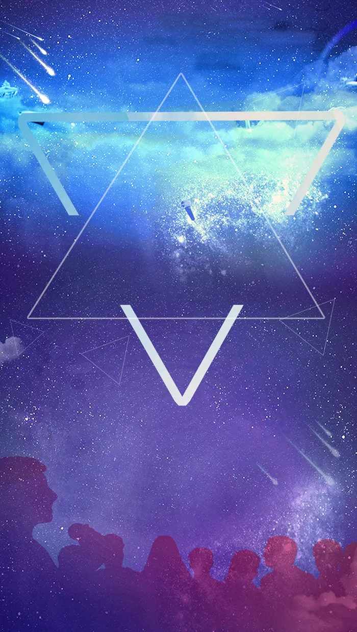 创意商务科技蓝色海报高清