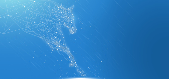 奔马线条科技背景高清