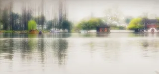 模糊的农村背景图高清