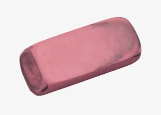 紫色学生用品橡皮擦橡胶制品实物免抠