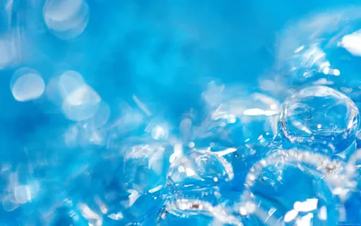 蓝色水珠水波背景壁纸 蓝色水珠水波背景壁纸