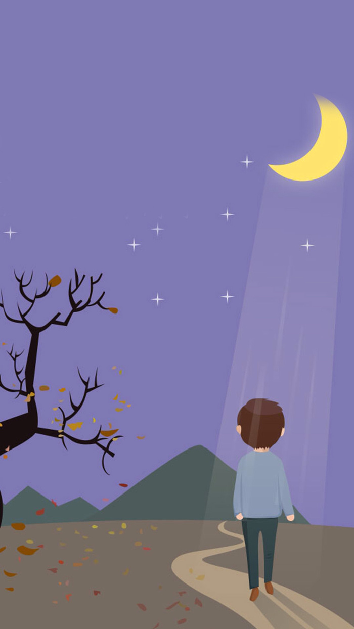 唯美夜色H5图高清