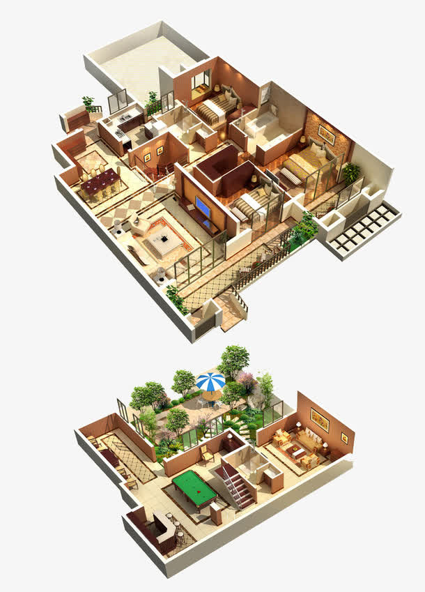 别墅户型图免抠