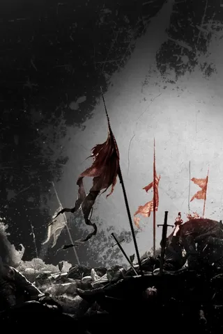 古代战争海报psd分层背景图高清