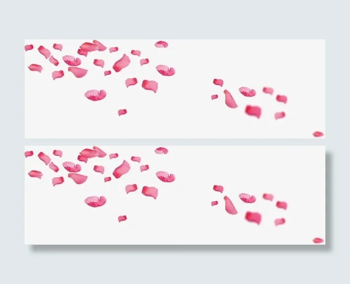 粉色花瓣企业诚信宣传图片免抠